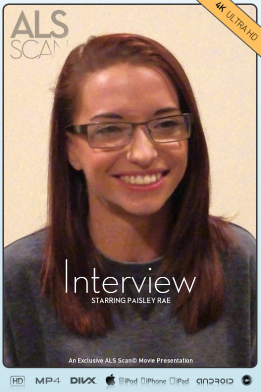 Paisley Rae in Interview for ALS SCAN at theNude.com